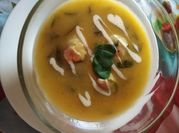 Una foto de sopa tabasco