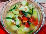 Gambar sayur bening labu air