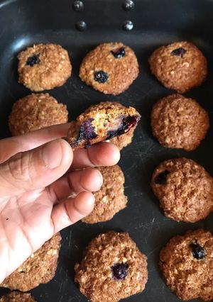 Una foto de Galletas Proteicas de Arándanos