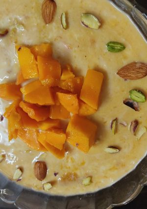 મેંગો કસ્ટર્ડ પુડિંગ (Mango Custard Pudding Recipe In Gujarati) રેસીપી મુખ્ય ફોટો
