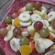 سلطة فواكه😋🍇🍎🍌