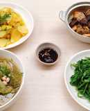 Mâm cơm chay thường ngày (2)