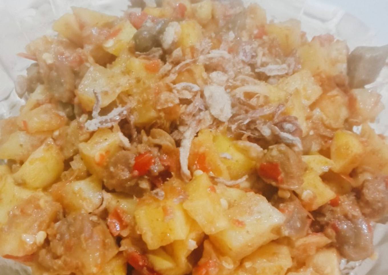 Sambal goreng kentang ati ampela