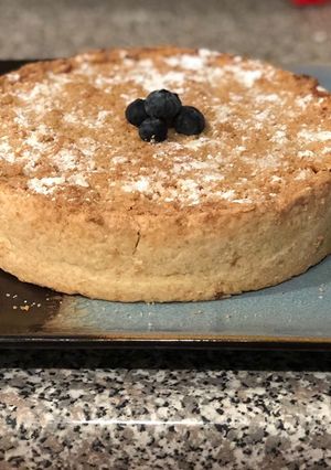 A picture of Peach Blueberry Cobbler Crumble.