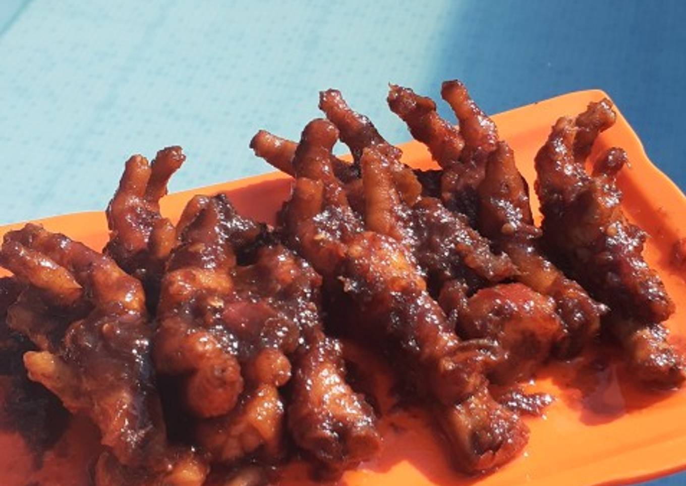 Resep Ceker Pedas Manis, Lezat Sekali