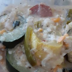 A picture of Steamed squash.