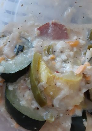 A picture of Steamed squash.