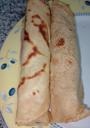 Foto principal de Crepes con jamón y azúcar