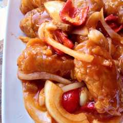 A picture of Sayap ayam asam manis.