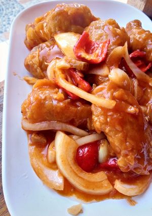 Foto resep Sayap ayam asam manis