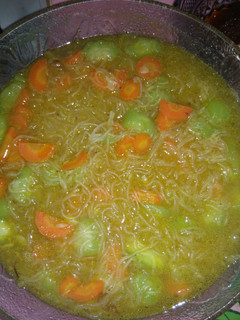 Foto resep Sup bihun Oyong/gambas