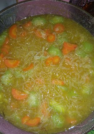 Foto resep Sup bihun Oyong/gambas