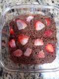 Brownie de banana no micro-ondas