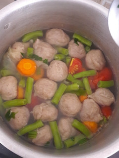 Foto resep Sayur sop bakso sapi