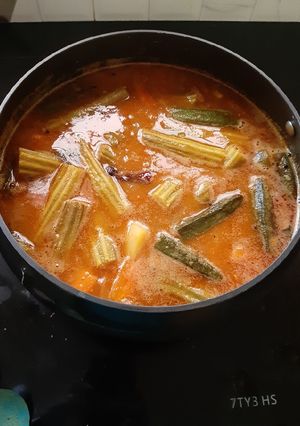 A picture of Kerala sambar.