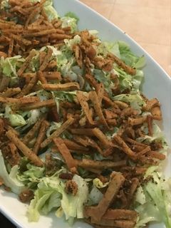 صورة لوصفة سلطه بصوص الشبت