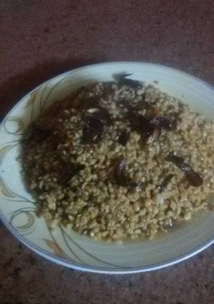 صورة لوصفة مجدرة برغل