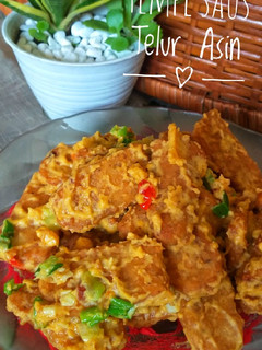 Foto resep Tempe Saus Telur Asin