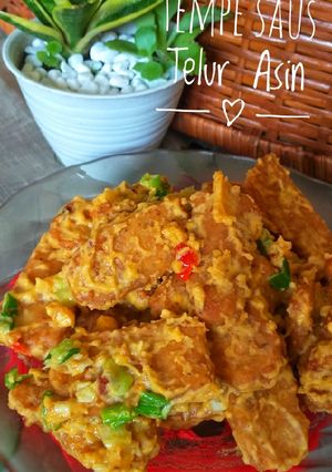 Foto resep Tempe Saus Telur Asin