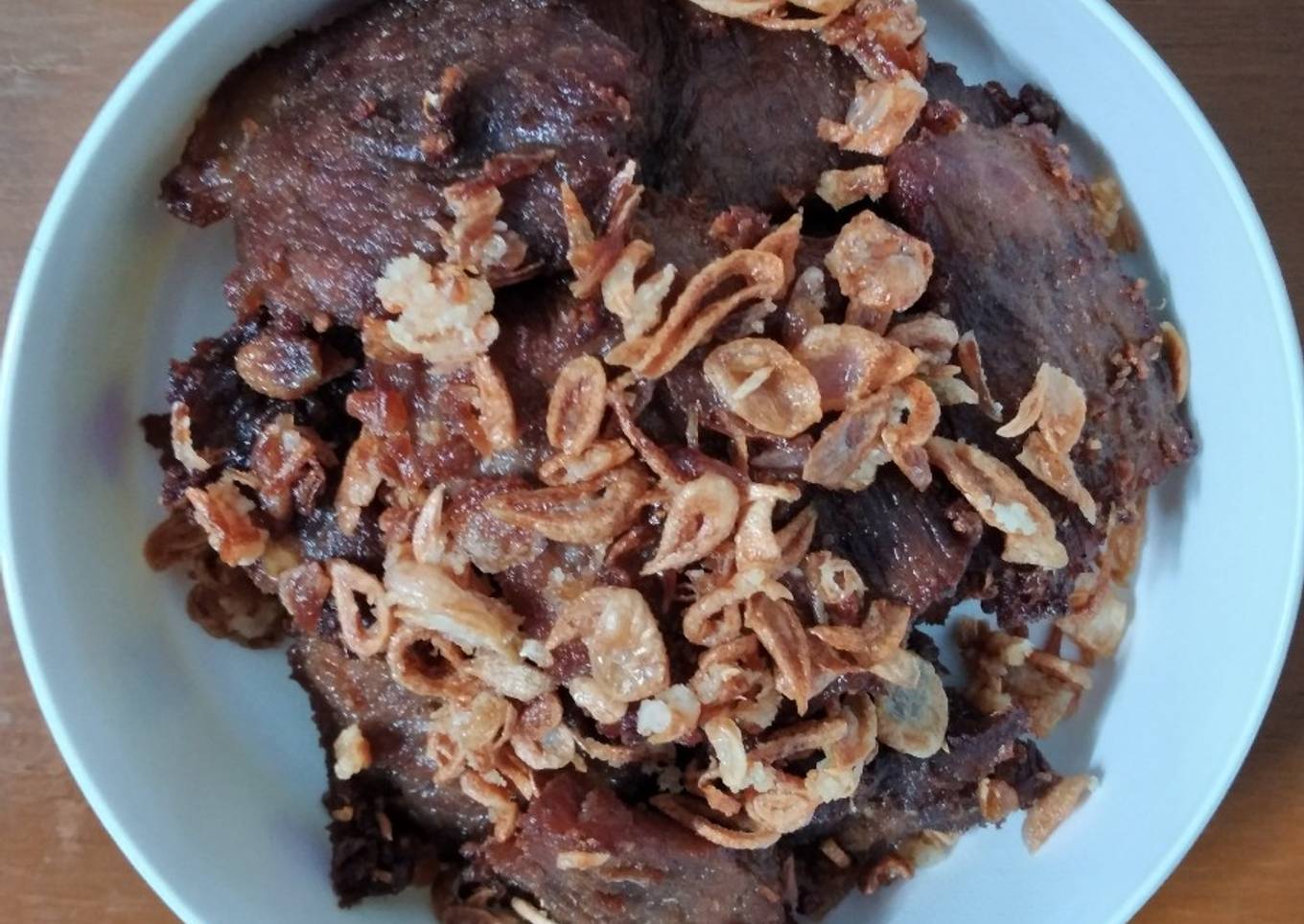 Gepuk Daging Sapi