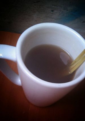 Foto resep Teh Jahe (Pereda sakit tenggorokan)