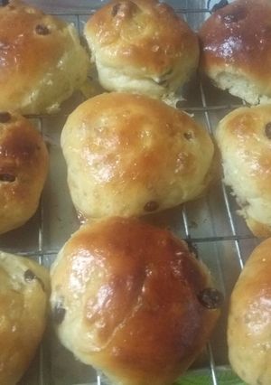 Foto resep Roti kismis keju