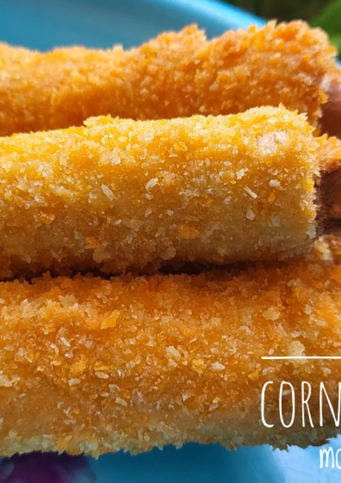 Foto resep Corndog roti sosis mozarella