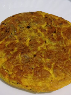 Una foto de Tortilla de morcilla