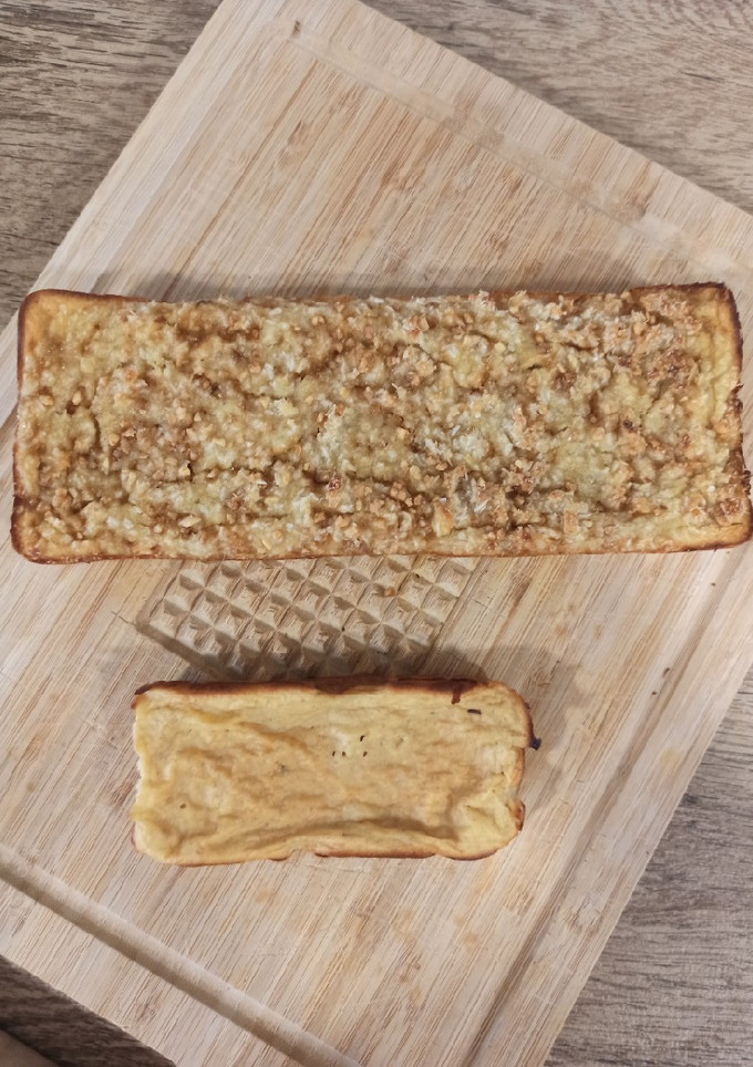 Una foto de Bizcocho de manzana, avena y huevo (BLW)
