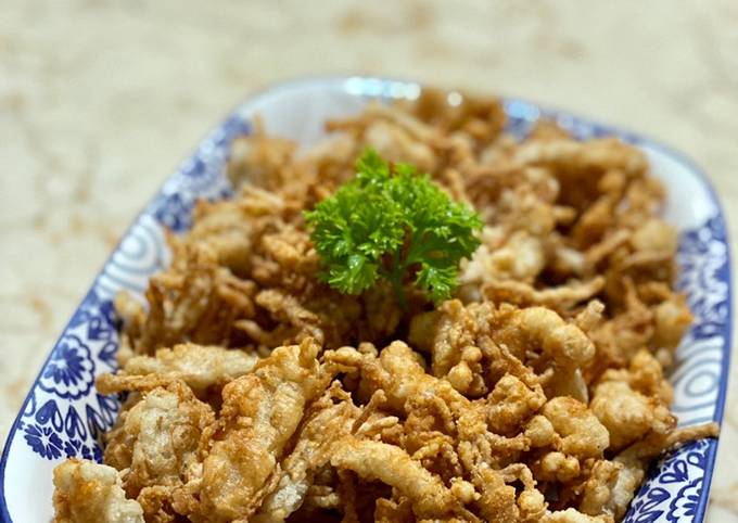 Jamur Enoki Krispi