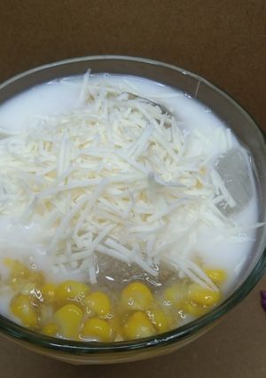 Foto resep 34. Es jagung hawai