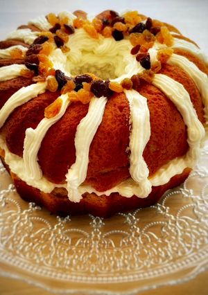 Una foto de Bunt cake de yogur y naranja (en airfryer)