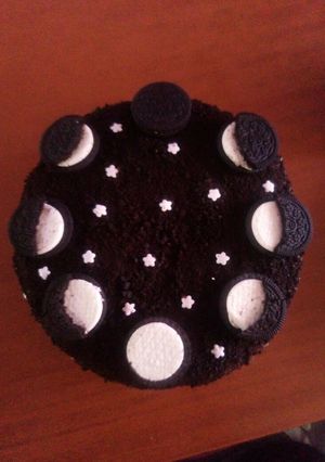 Una foto de Torta lunar de Oreos