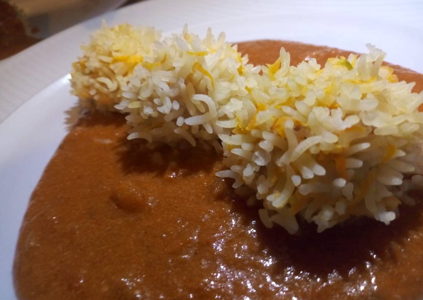 Chicken rice balls