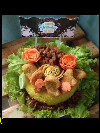 Langkah Gampang Menyiapkan Resep  Cake Nasi kuning Simpel yang Menggugah Selera, Enak Banget