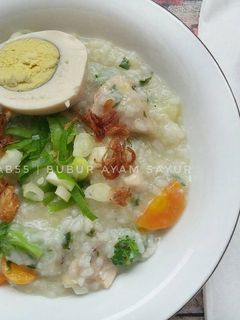 Foto resep Bubur Ayam Sehat Simpel
