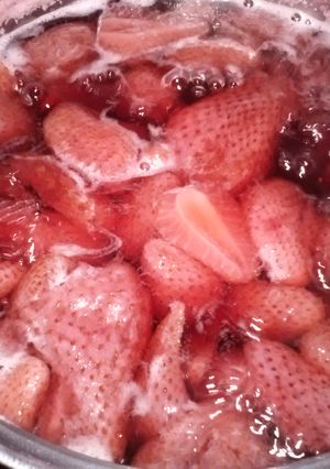 Una foto de Frutillas en almíbar