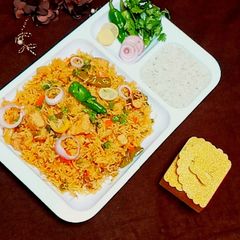 Chicken Veg Pulao A picture of Chicken Veg Pulao.