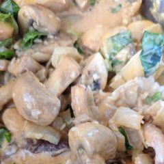 A picture of Mushroom stroganoff (vg).