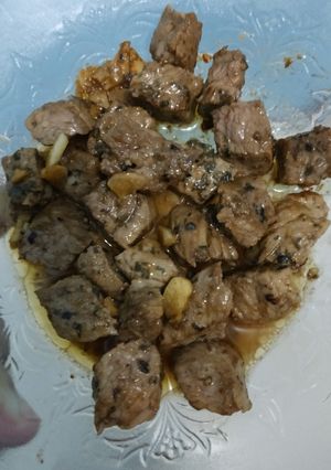 Foto resep Garlic beef simple