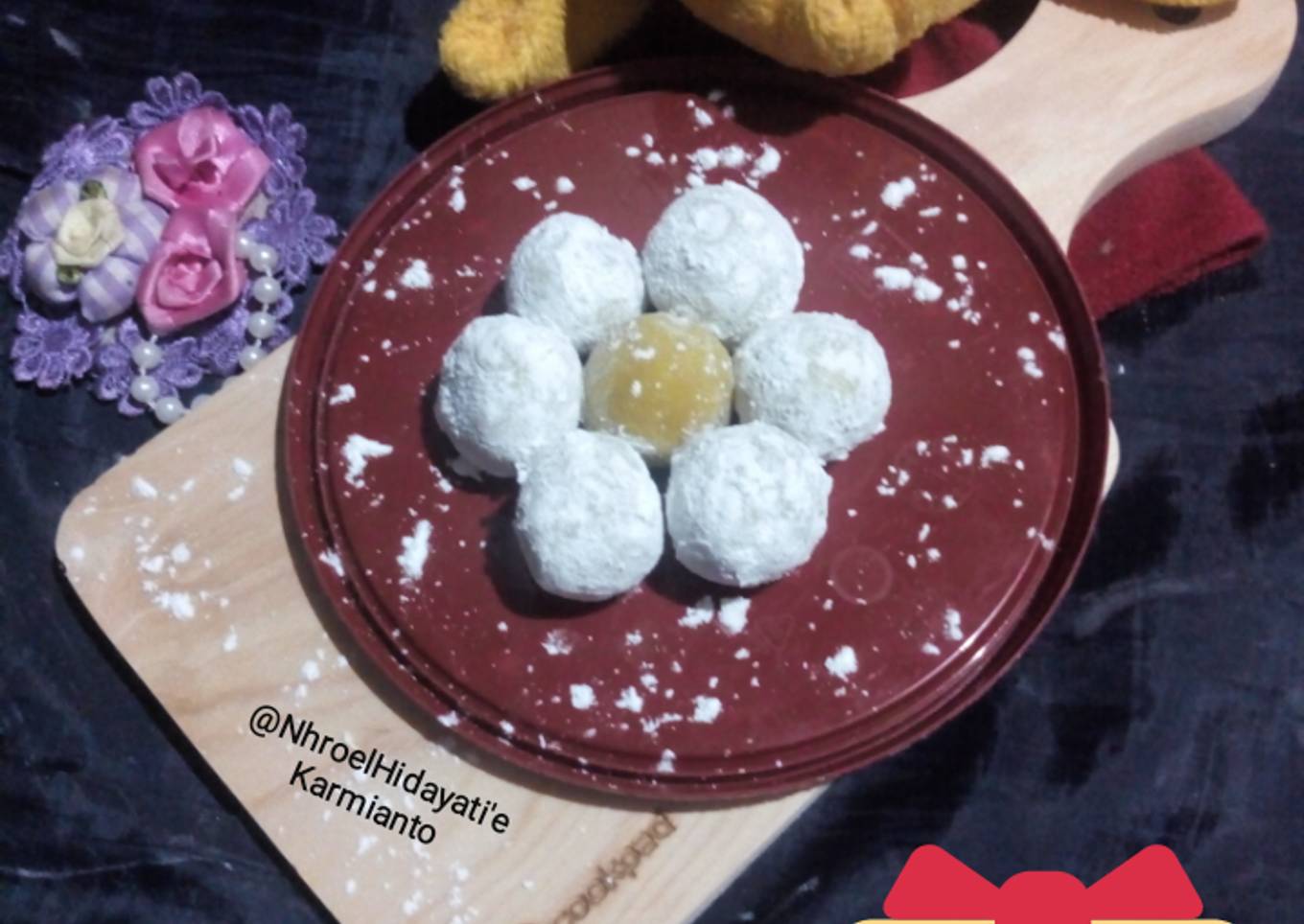 Resep Mochi Kunyit isi keju Resep Mochi Kunyit isi keju