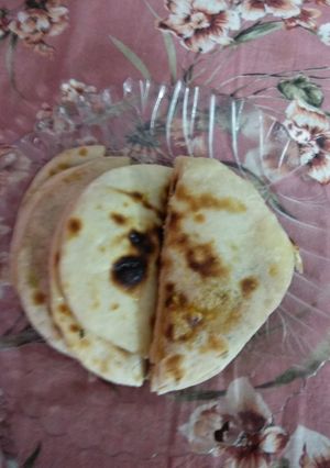 A picture of Masala kulcha.