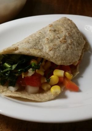 Una foto de Tacos vegetarianos