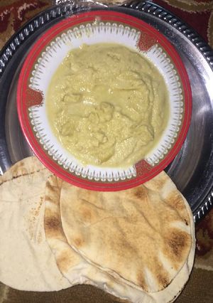 صورة لوصفة حمص بدون طحينة😋