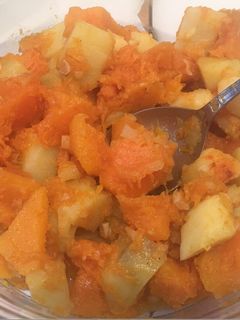 Una foto de Calabaza con patatas