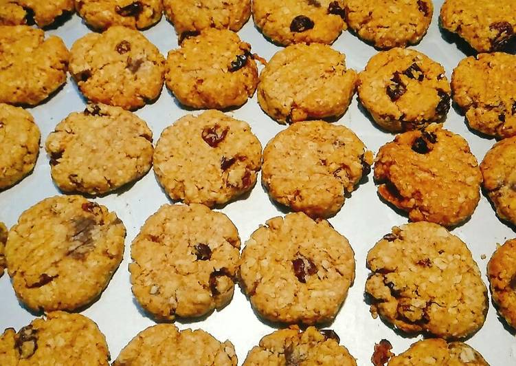 Resep Oatmeal Raisin n chocolate cookies Anti Gagal