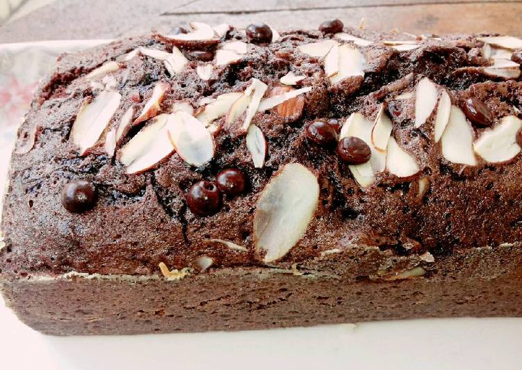 Brownies chocolate chesse choco almond