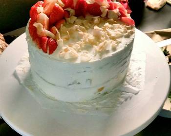 Latest Recipe Strawberry pia colada cake Restaurant Style