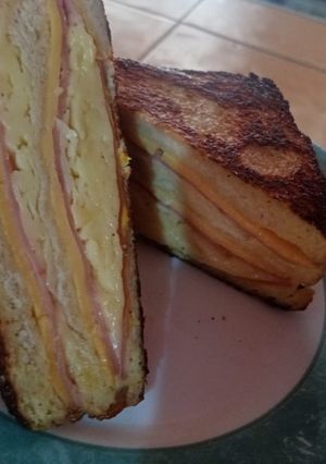 Una foto de Rico sándwich Montecristo y mayonesa casera