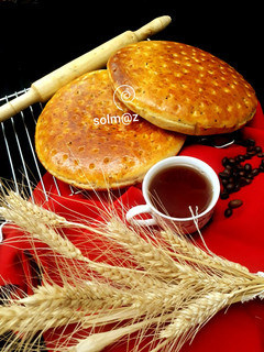 عکسی از دستور نان سیاهدانه solm@z